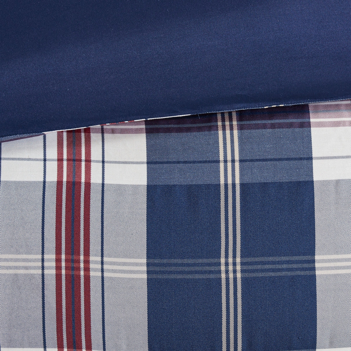 Woolrich Ryland Blue Oversized Plaid Print Comforter Set