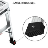 Work Platform Aluminum Step Ladder Drywall Folding Step Stool