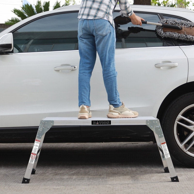 Work Platform Aluminum Step Ladder Drywall Folding Step Stool