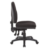 Dual-function Upholstered Cushioned Ergonomic Task Chair