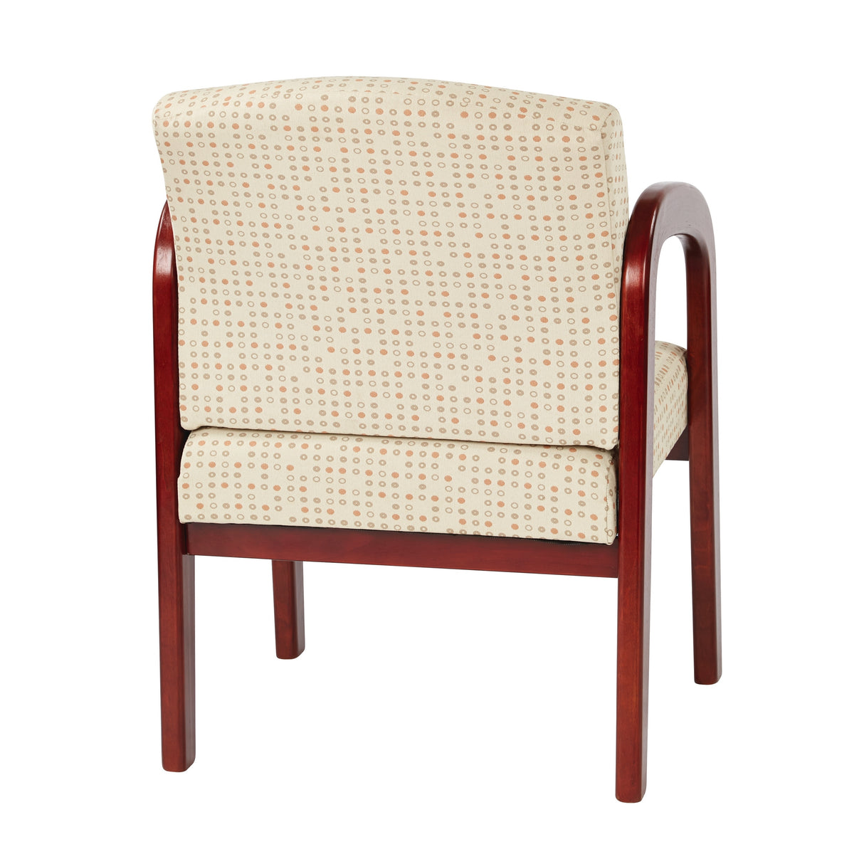Office Star Cherry Finish Wood Visitor Chair