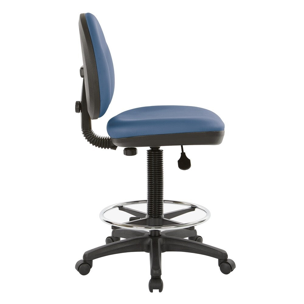 Upholstered Drafting Chair