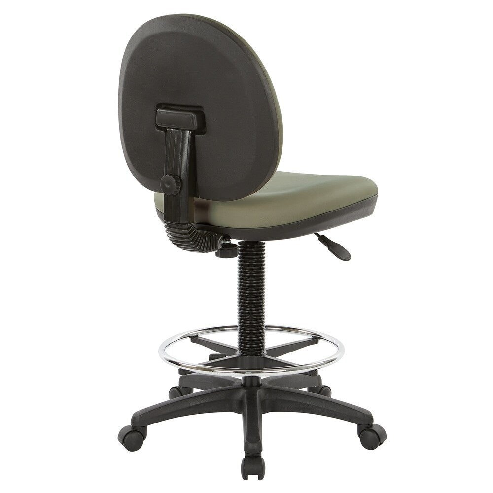 Upholstered Drafting Chair