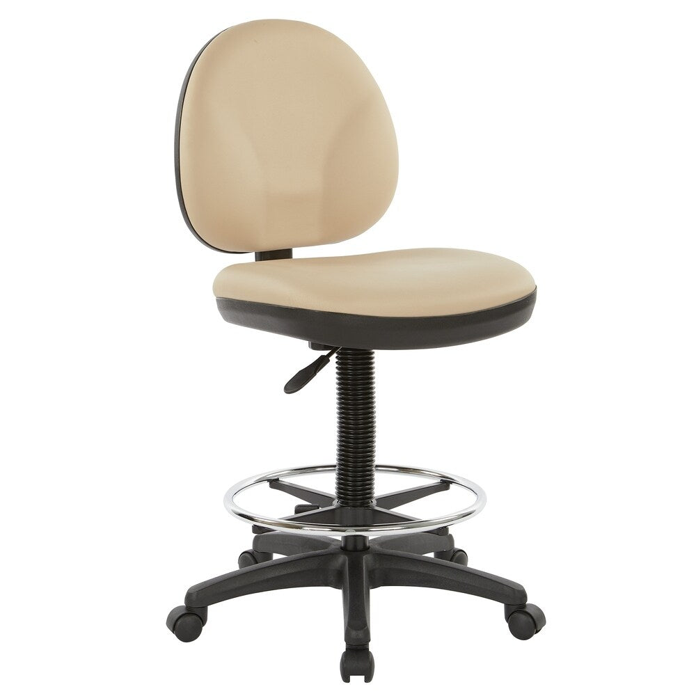 Upholstered Drafting Chair