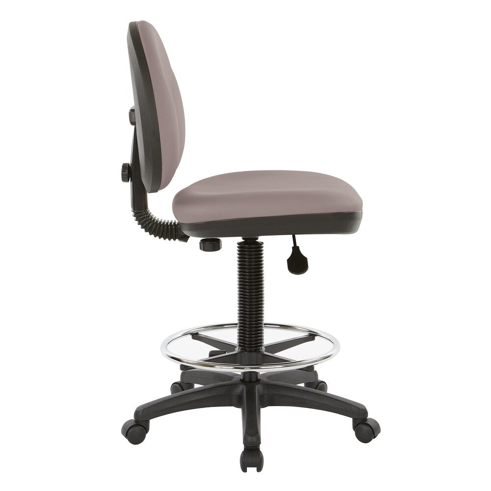 Upholstered Drafting Chair