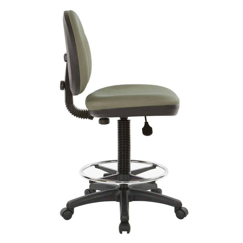 Upholstered Drafting Chair