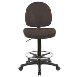 Upholstered Drafting Chair
