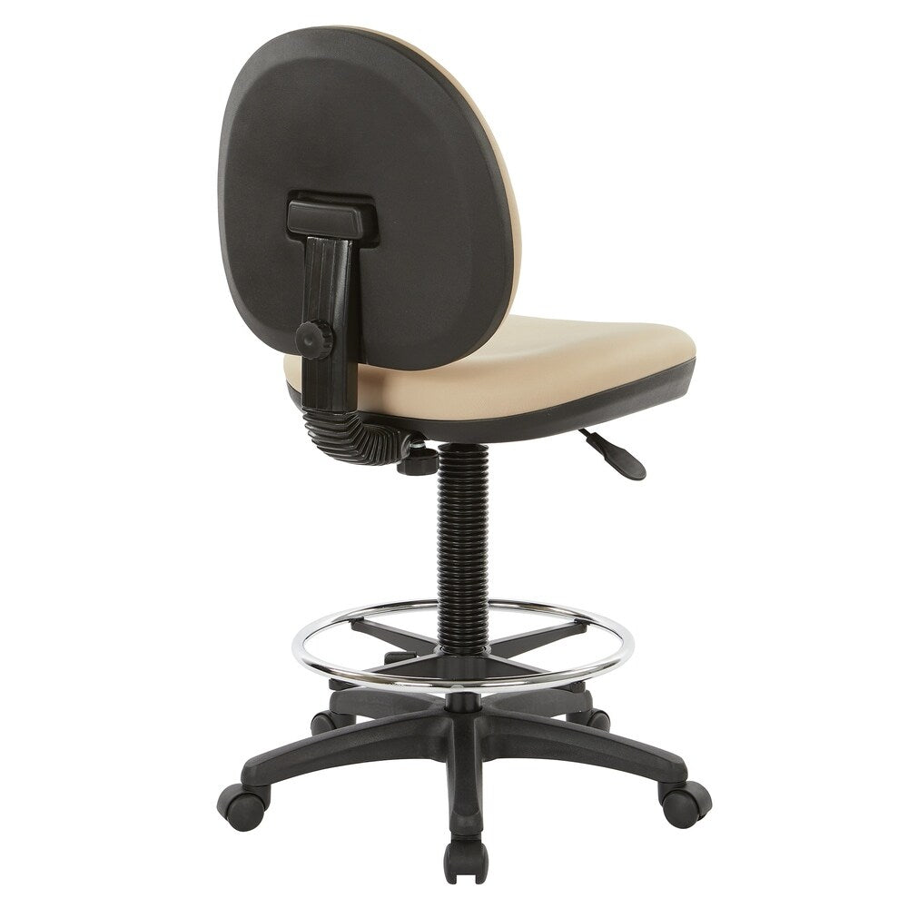 Upholstered Drafting Chair