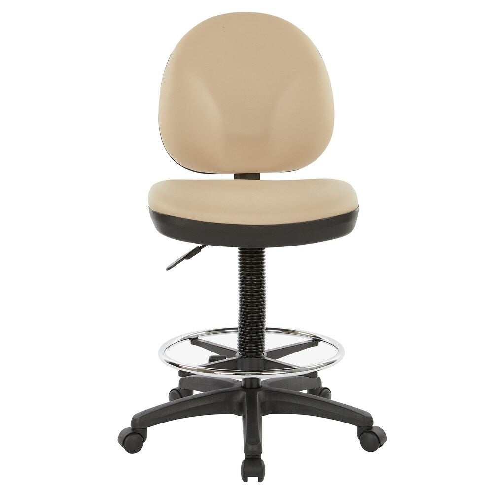 Upholstered Drafting Chair