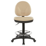 Upholstered Drafting Chair
