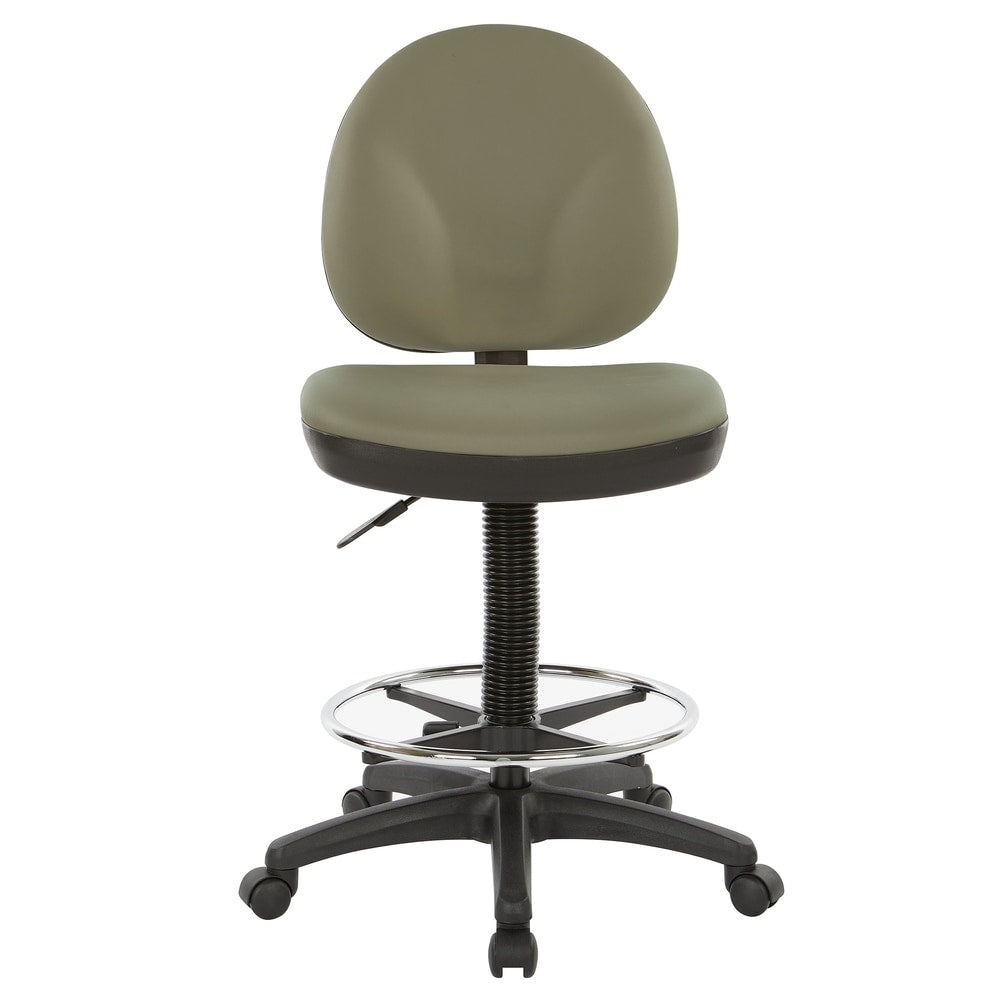 Upholstered Drafting Chair