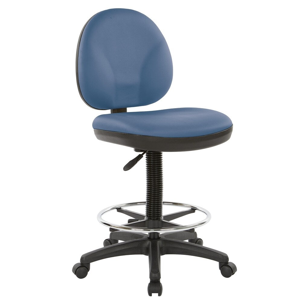 Upholstered Drafting Chair