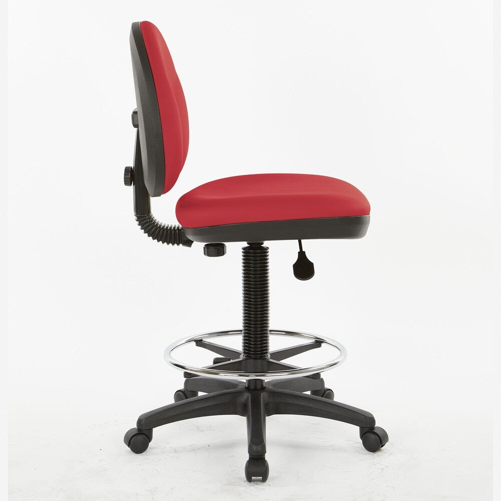Upholstered Drafting Chair