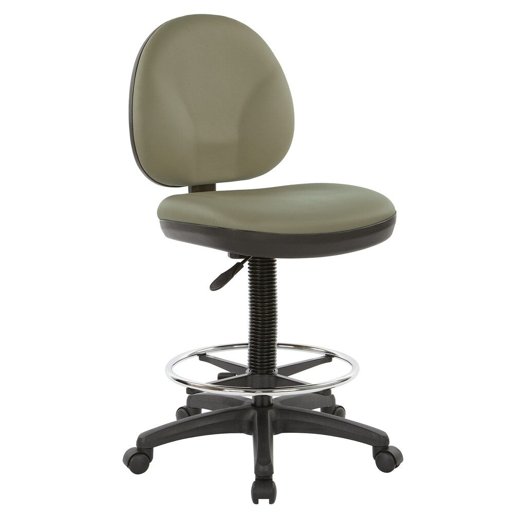 Upholstered Drafting Chair