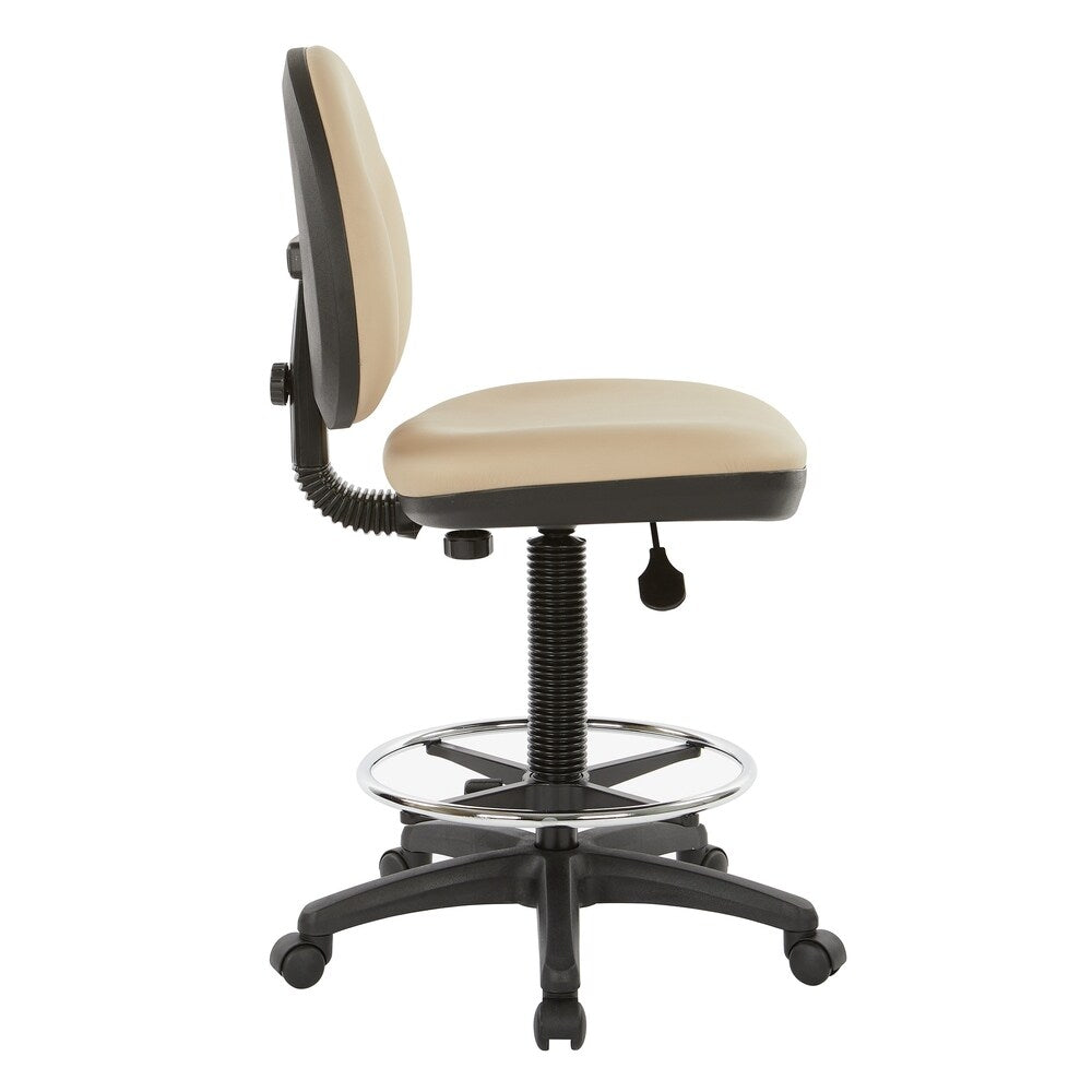 Upholstered Drafting Chair