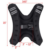 Workout Weighted Vest Adjustable Weight Exercise Training Fitness Sport Weighted Vest Workout Equipment, Body Weight Vest For
