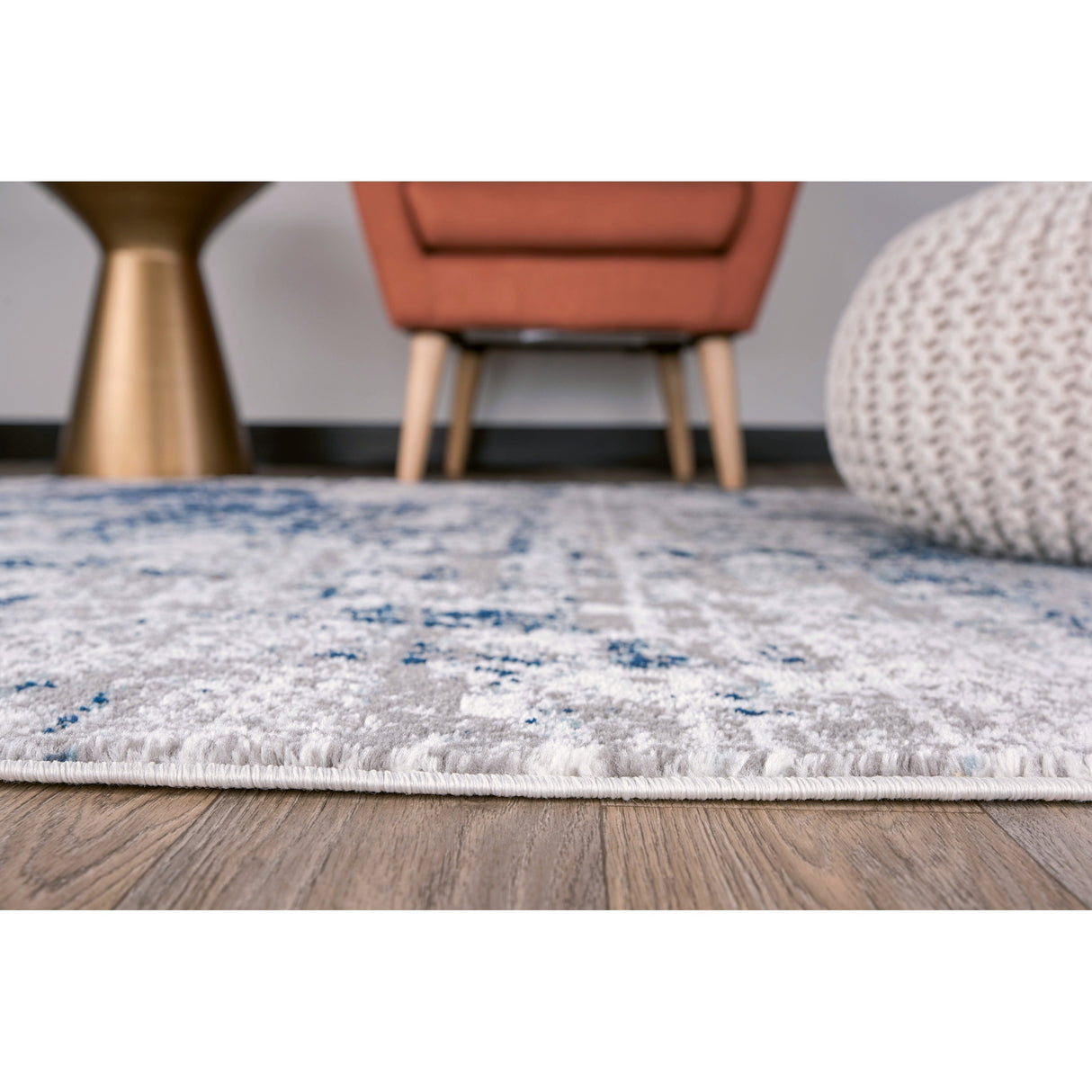 World Rug Gallery Distressed Abstract Area Rug