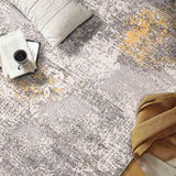 World Rug Gallery Prague Distressed Abstract Area Rug