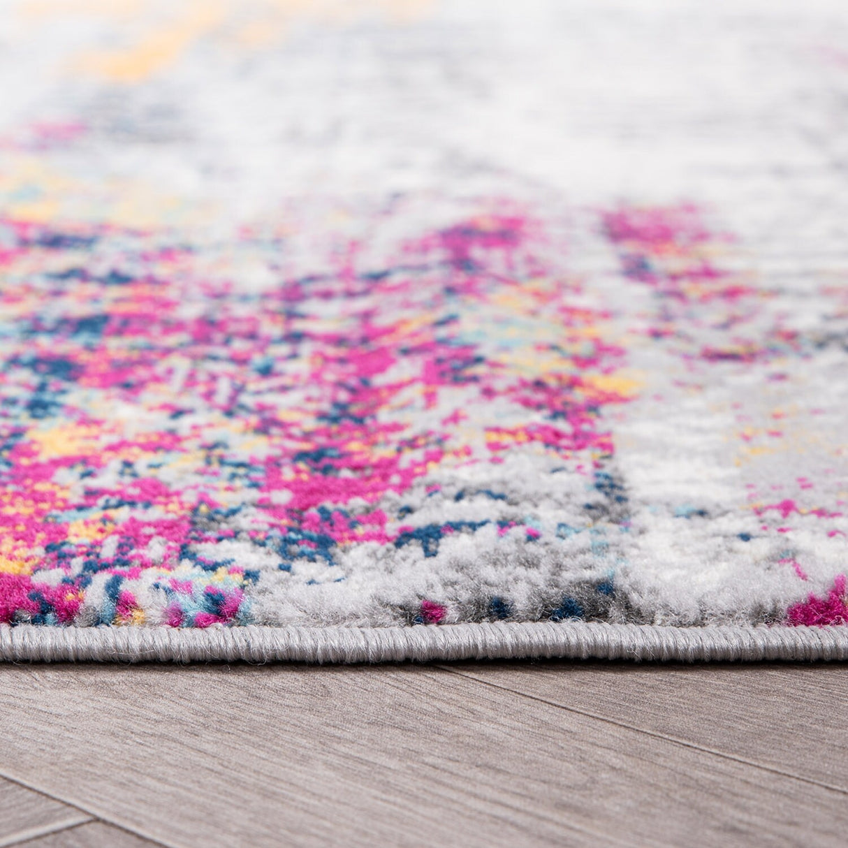 World Rug Gallery Prague Distressed Abstract Area Rug
