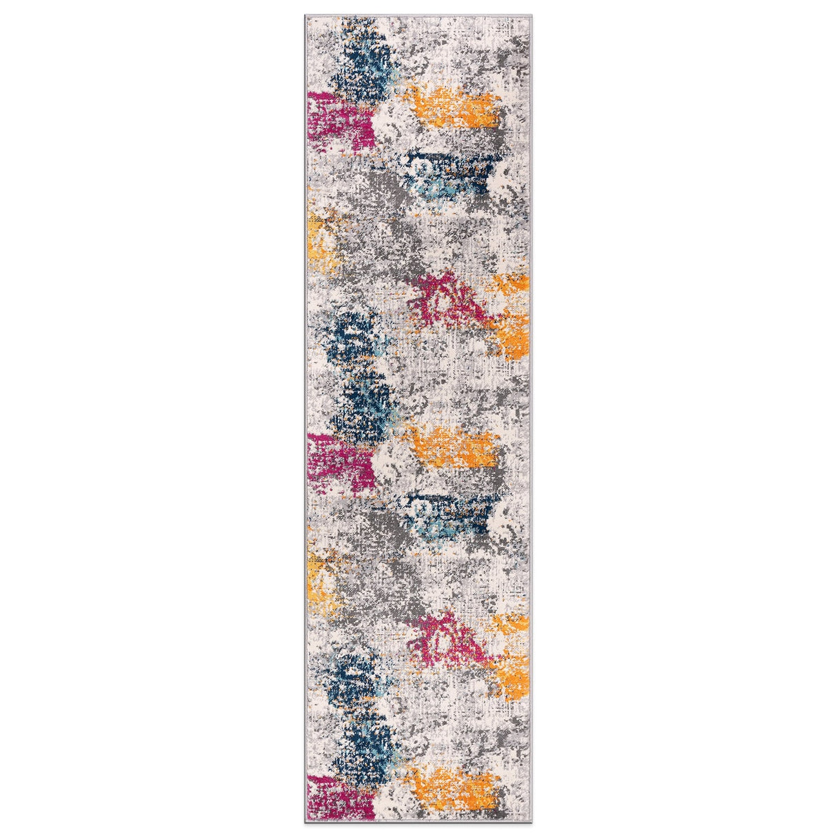 World Rug Gallery Prague Distressed Abstract Area Rug