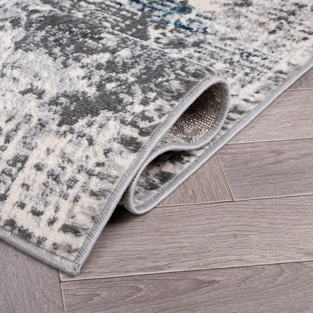 World Rug Gallery Prague Distressed Abstract Area Rug