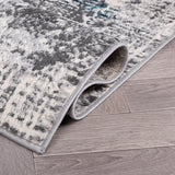 World Rug Gallery Prague Distressed Abstract Area Rug