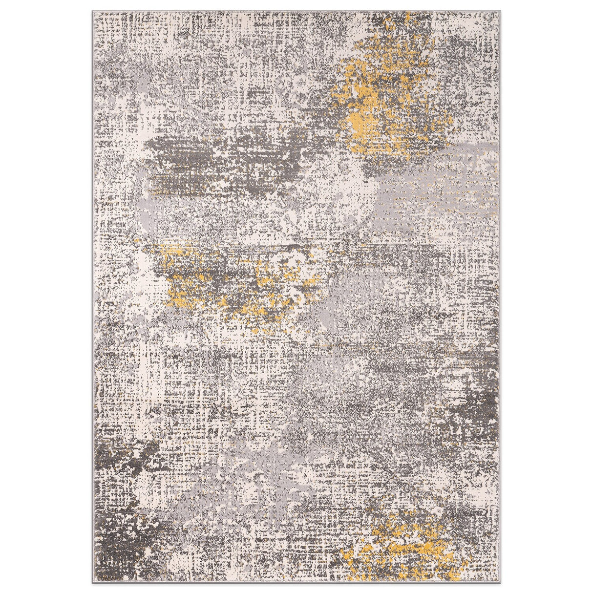 World Rug Gallery Prague Distressed Abstract Area Rug