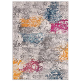 World Rug Gallery Prague Distressed Abstract Area Rug