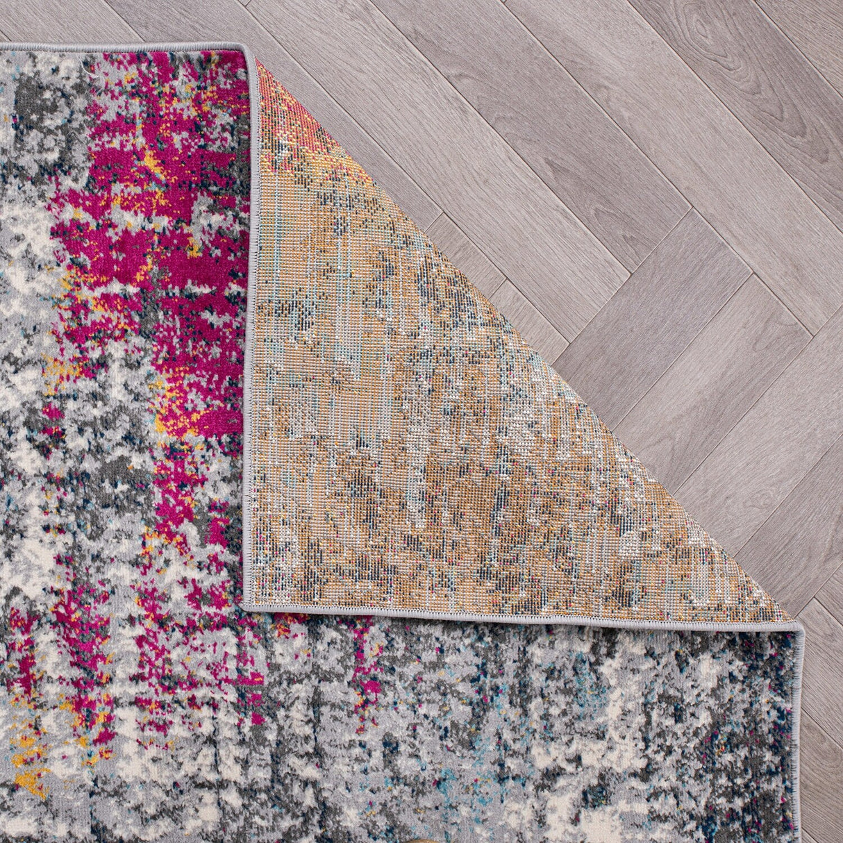 World Rug Gallery Prague Distressed Abstract Area Rug