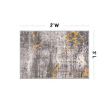 World Rug Gallery Prague Distressed Abstract Area Rug