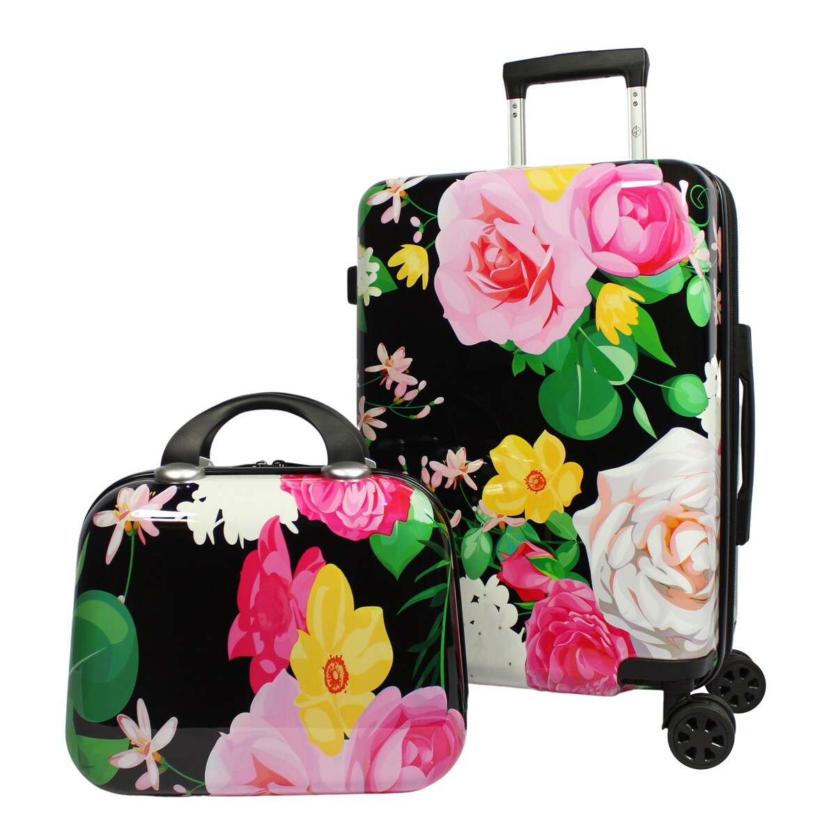 World Traveler Hardside 2-Piece Carry-On Spinner Luggage Set