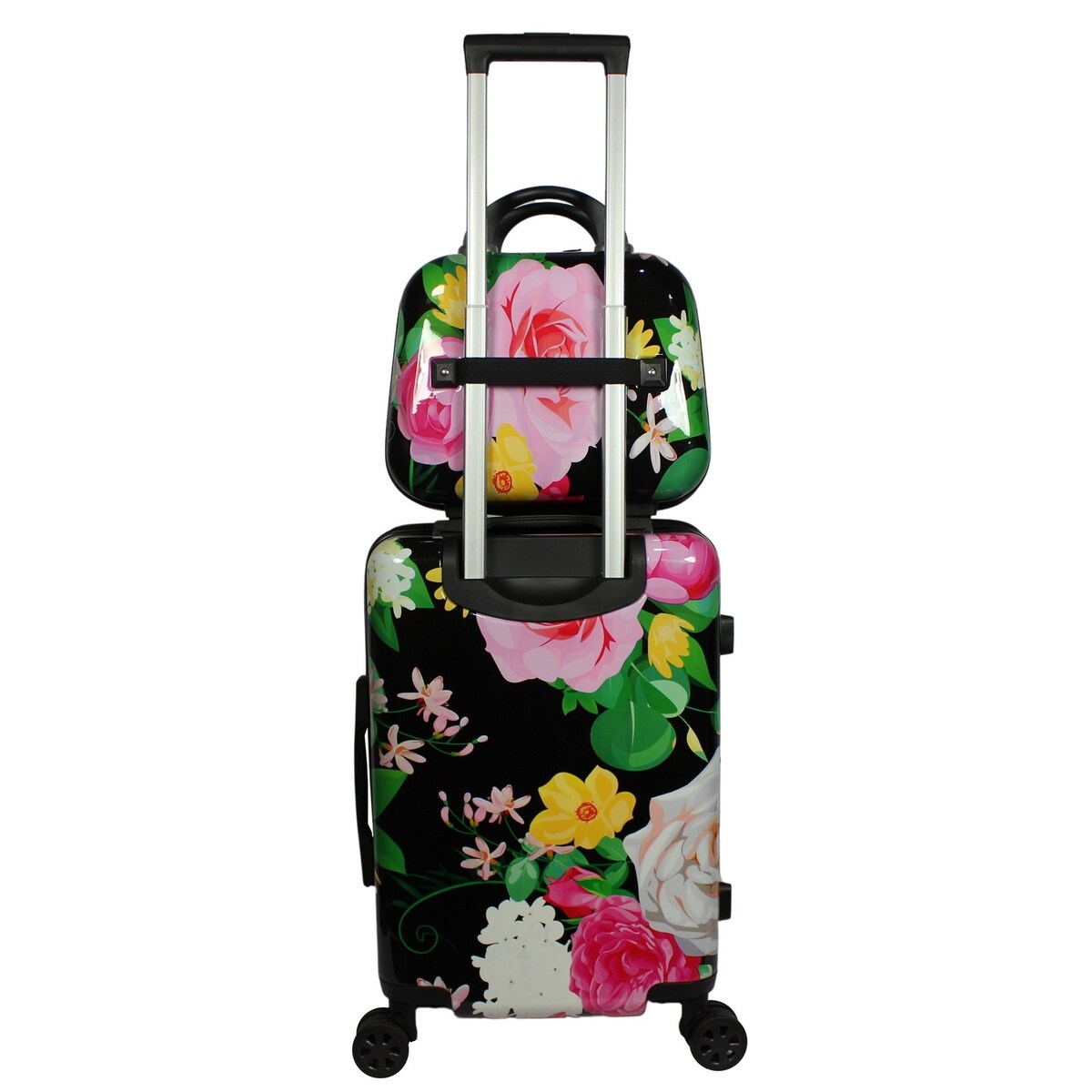 World Traveler Hardside 2-Piece Carry-On Spinner Luggage Set