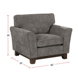 Woven Chenille Padded Chair