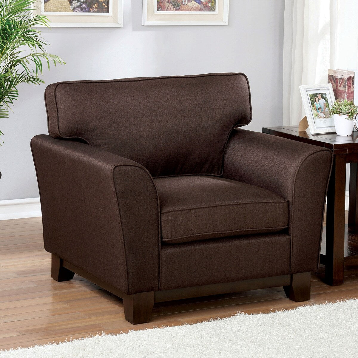 Woven Chenille Padded Chair