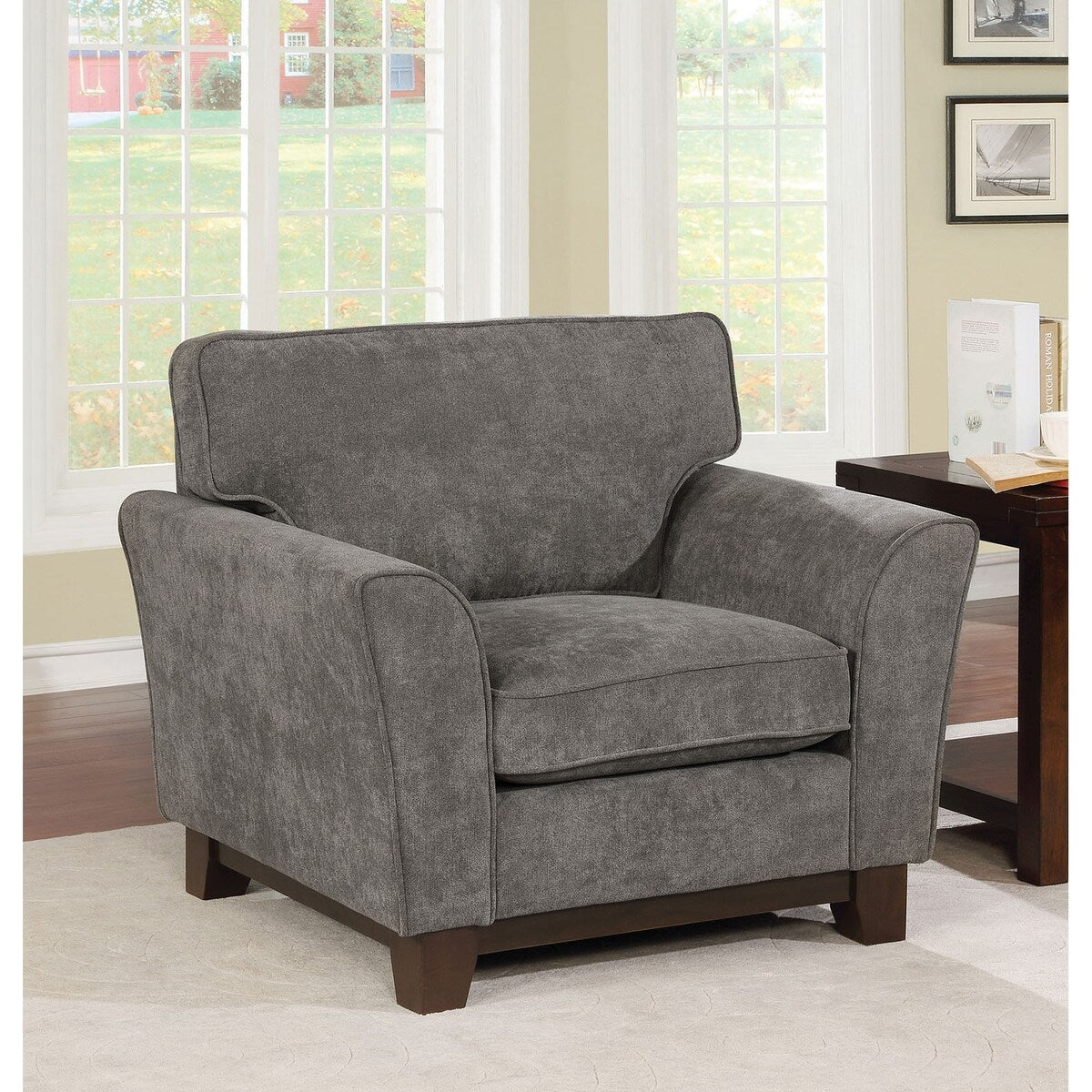 Woven Chenille Padded Chair