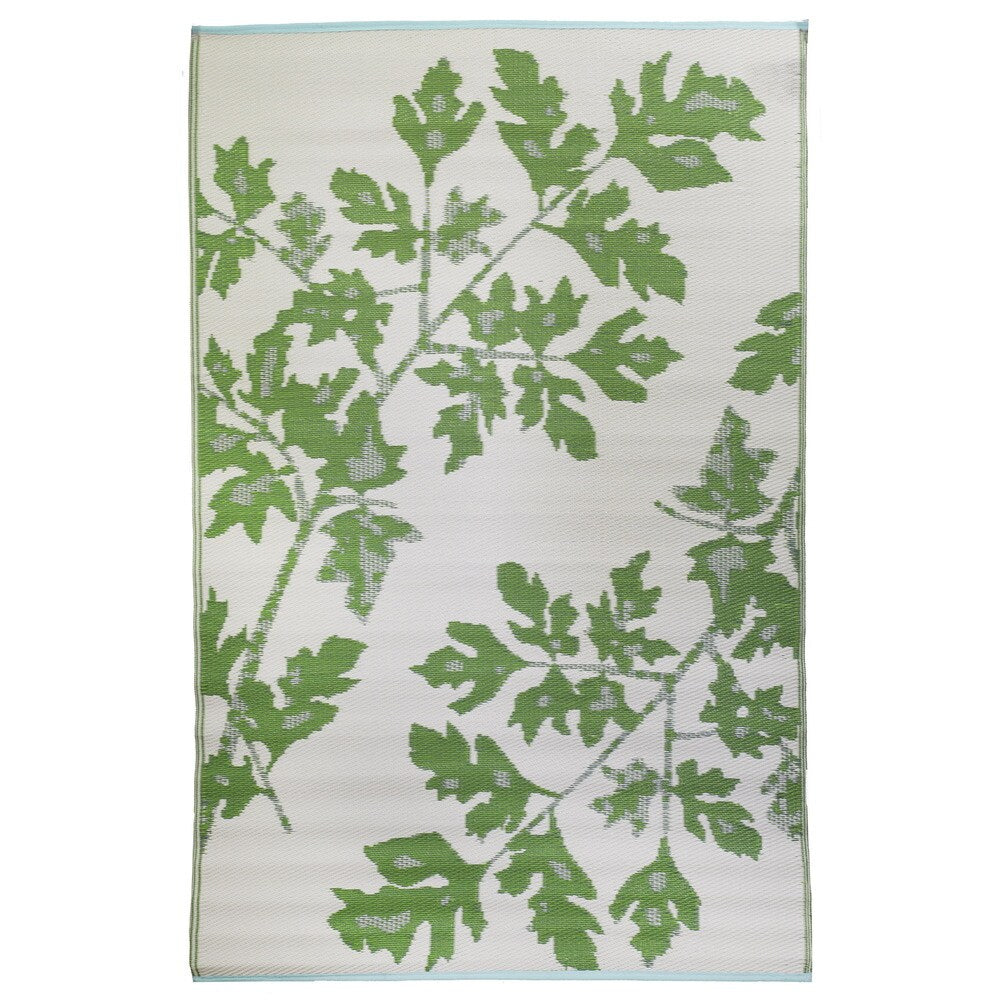 Woven Premiere Home Green Outdoor Rug