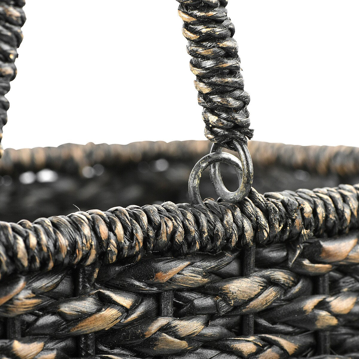 Woven Rattan Stair Basket