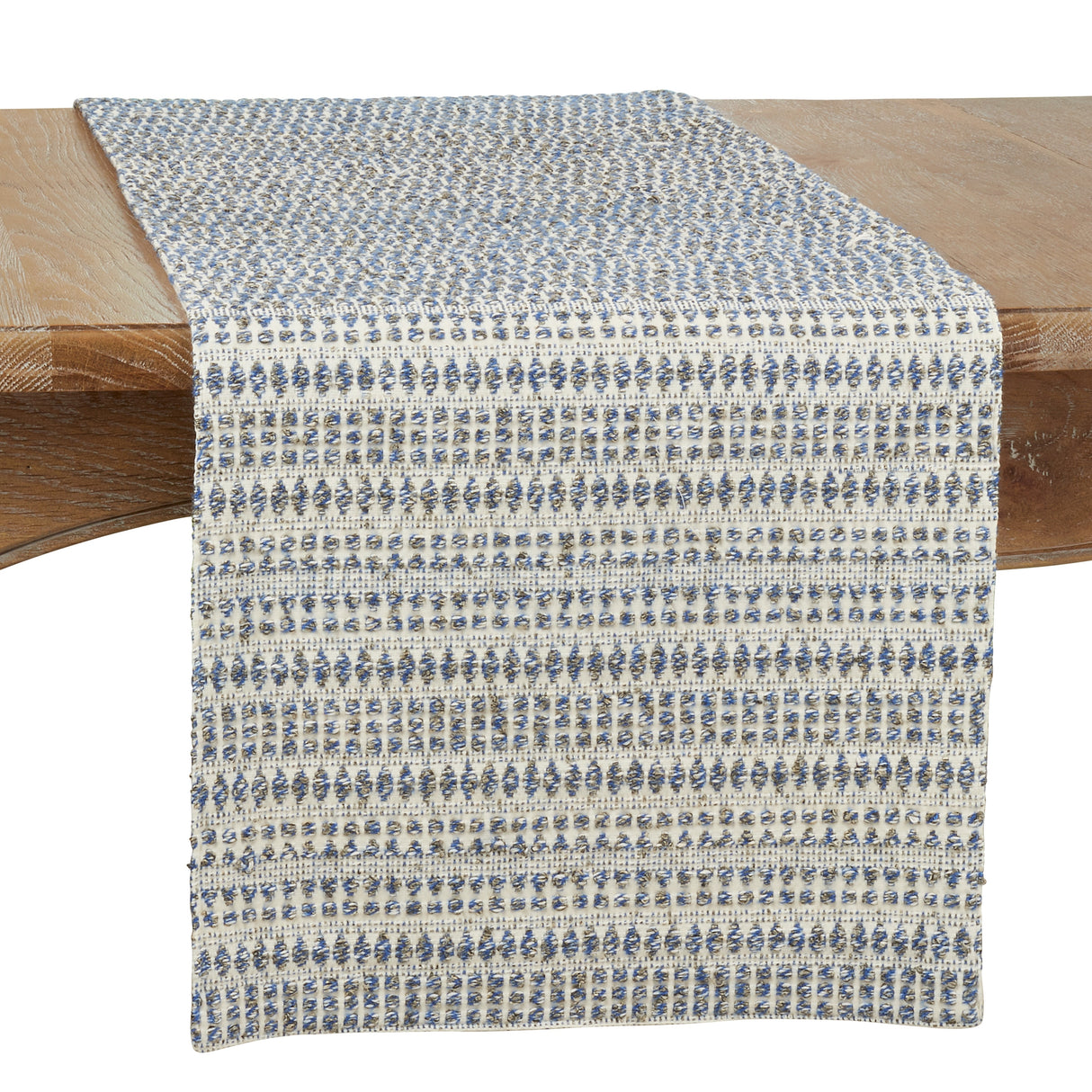 Woven Table Runner With Line Design - 16"x72"