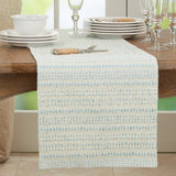 Woven Table Runner With Line Design - 16"x72"