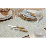 Woven Table Runner With Line Design - 16"x72"