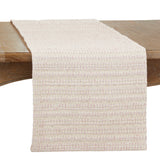 Woven Table Runner With Line Design - 16"x72"