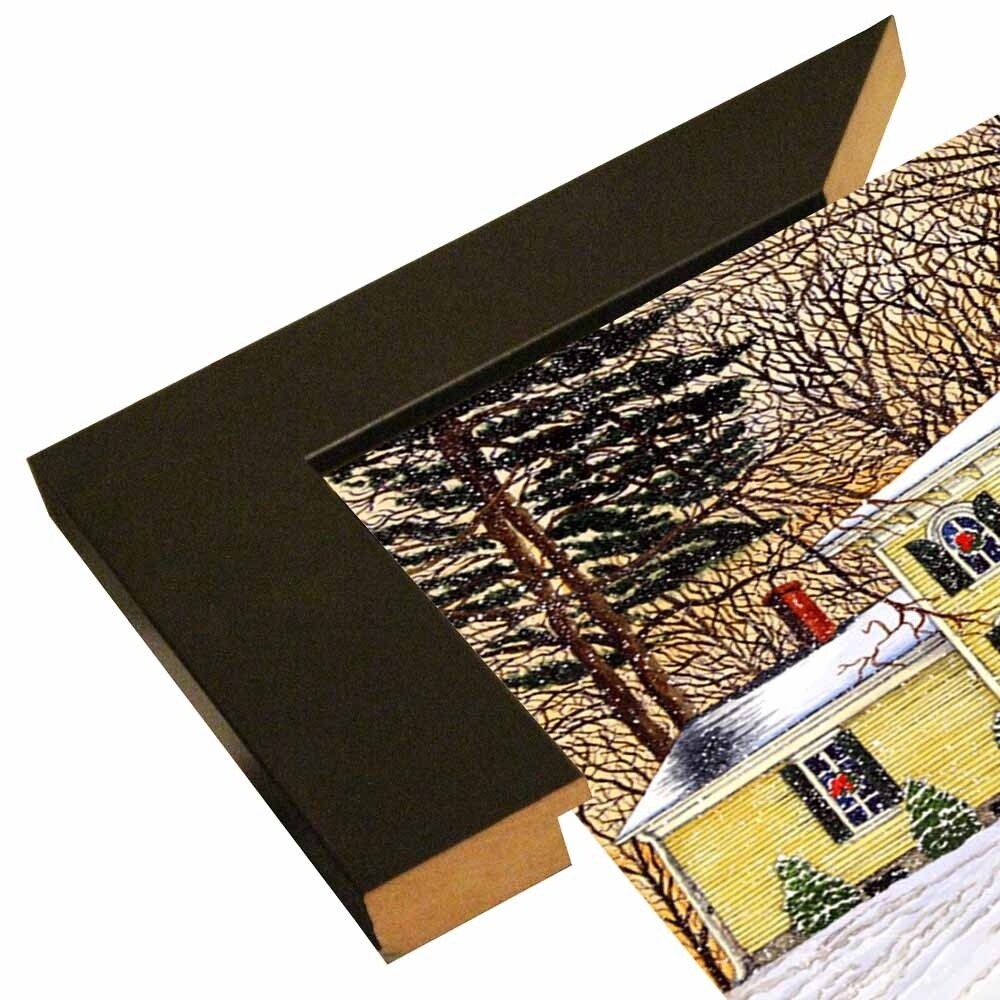 Wreaths In The Window, Hamburg Ny-THEWIN90592 Print 5.25"x7" by Thelma Winter