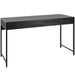 Writing Desk with 2 Drawers Computer Wooden Desk Spacious Workstation
