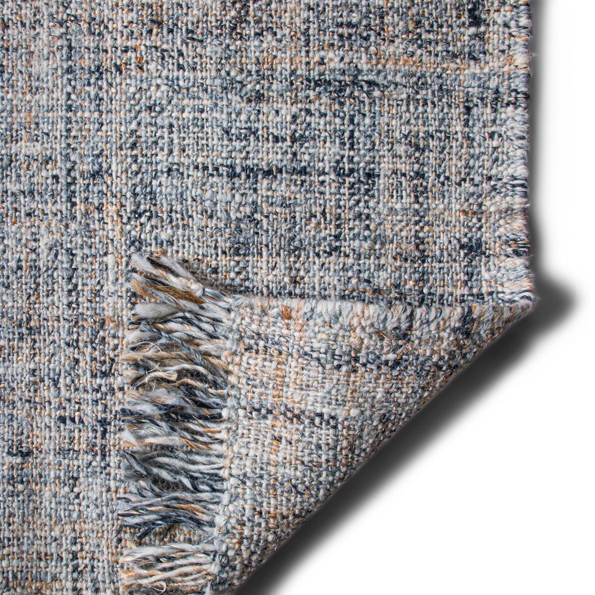 Wyndenhall Tinsley 8 x 10 Area Rug Contemporary in Cream and Beige - 8 ft x 10 ft 96"d x 120"w x 0.4" h
