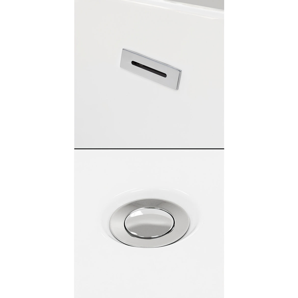 Wyndham Collection Juliette 67-inch White Freestanding Soaking Bathtub
