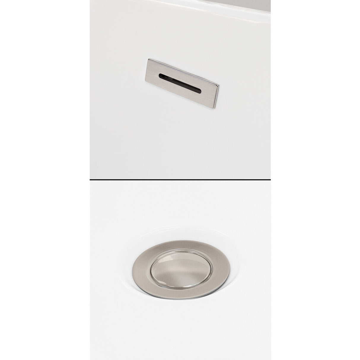 Wyndham Collection Juliette 67-inch White Freestanding Soaking Bathtub