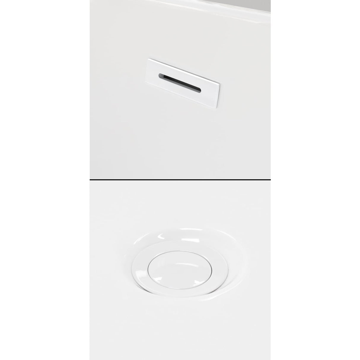 Wyndham Collection Juliette 67-inch White Freestanding Soaking Bathtub