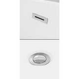 Wyndham Collection Juliette 67-inch White Freestanding Soaking Bathtub