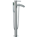 Wyndham Collection Juliette 67-inch White Freestanding Soaking Bathtub