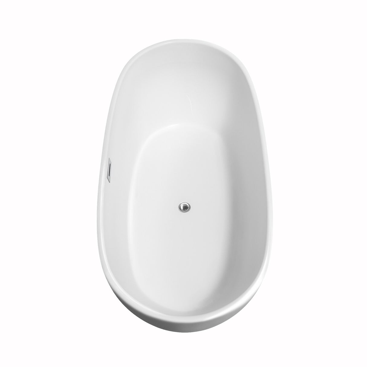 Wyndham Collection Rebecca 65-inch Freestanding Bathtub with Faucet